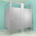 Metpar Corp Steel Complete 2 In-Corner Compartment 72" Wide - Gray BEIC2GD